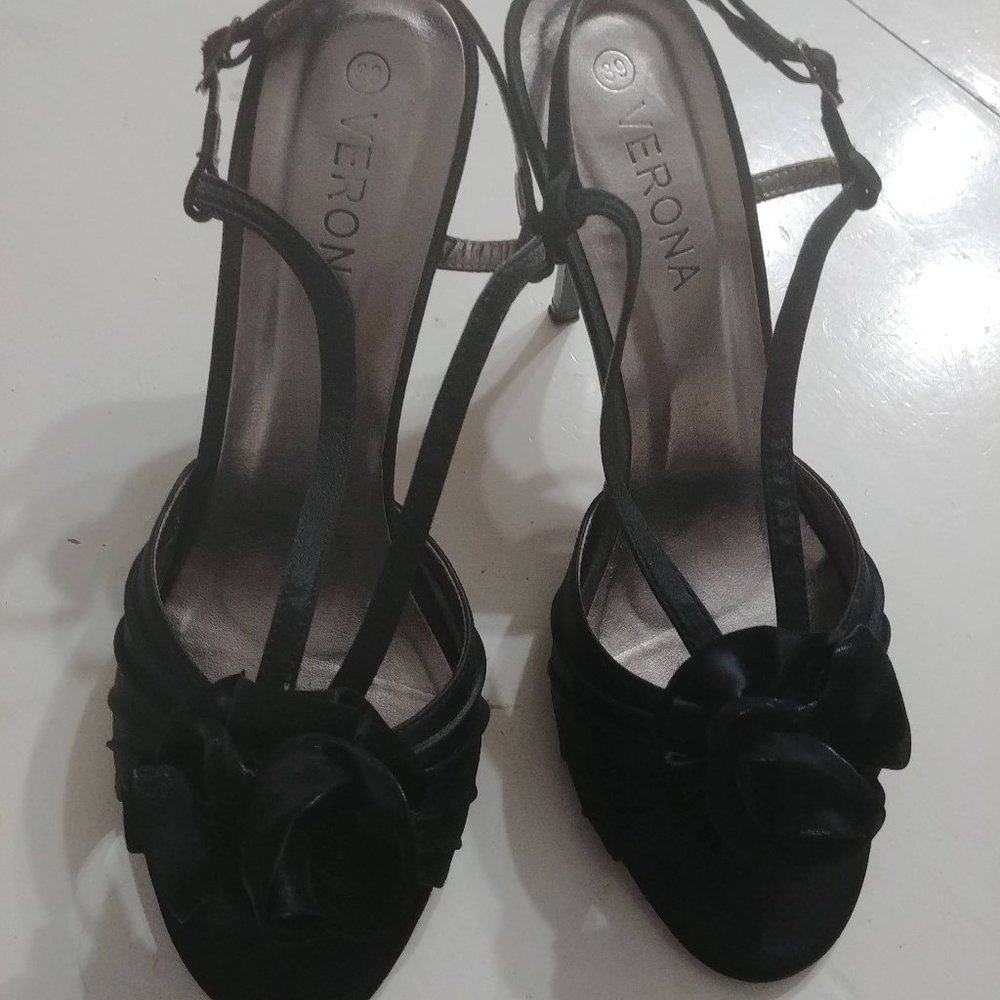 Verona black heels